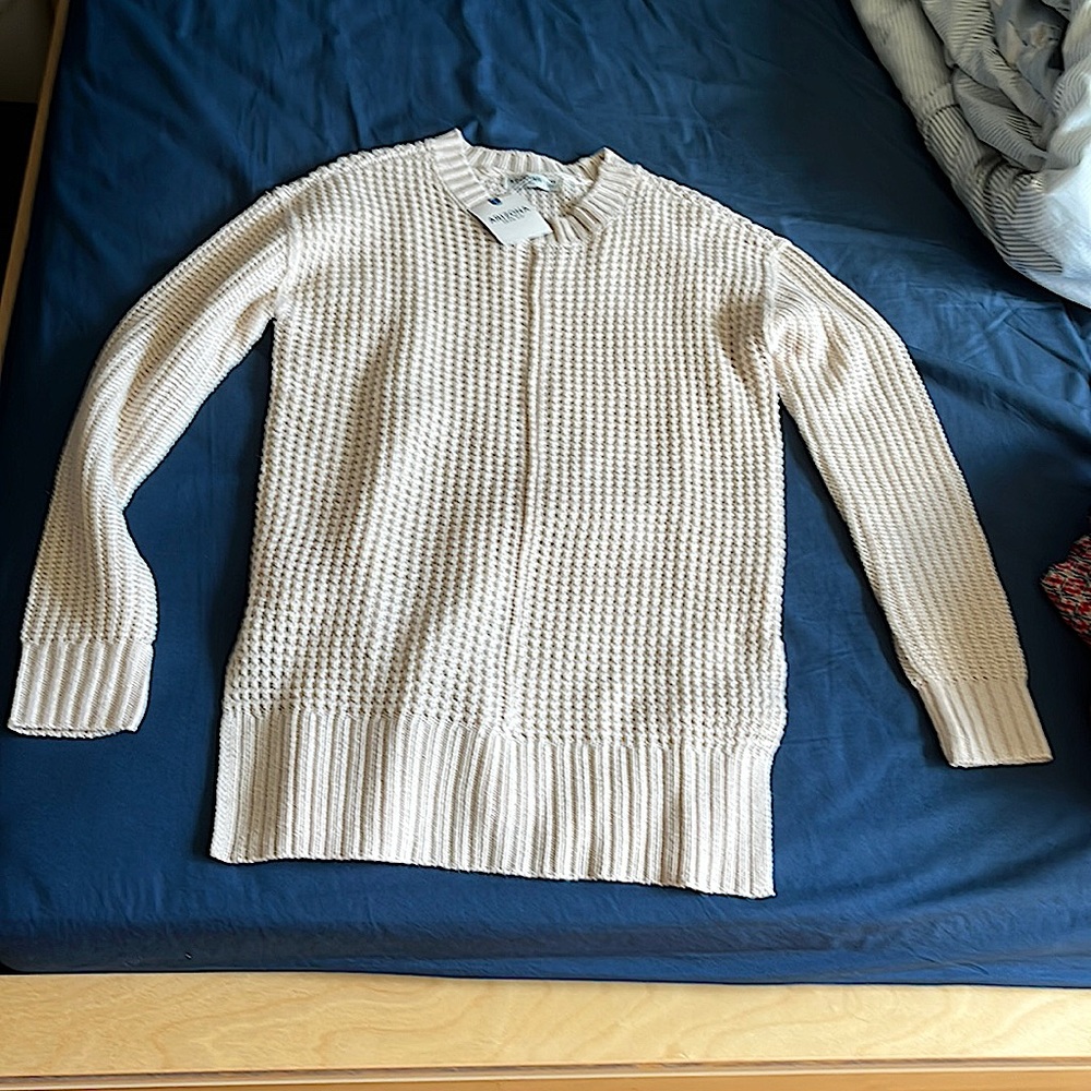 Arizona Jean Company, new with tag, white, knit sweater